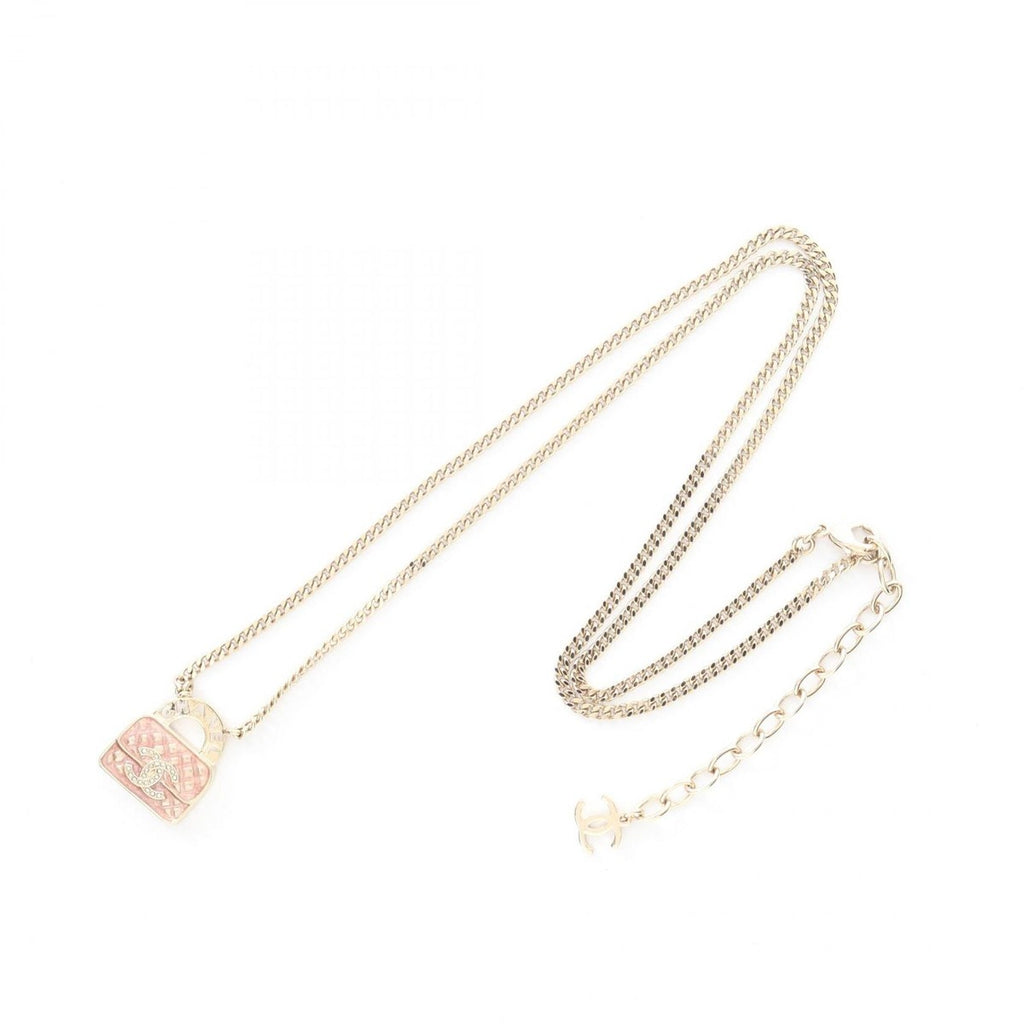 Chanel Necklace CC Logo Back Motif — view 3