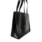 Chanel Tote Patent Leather Black Silver — view 2
