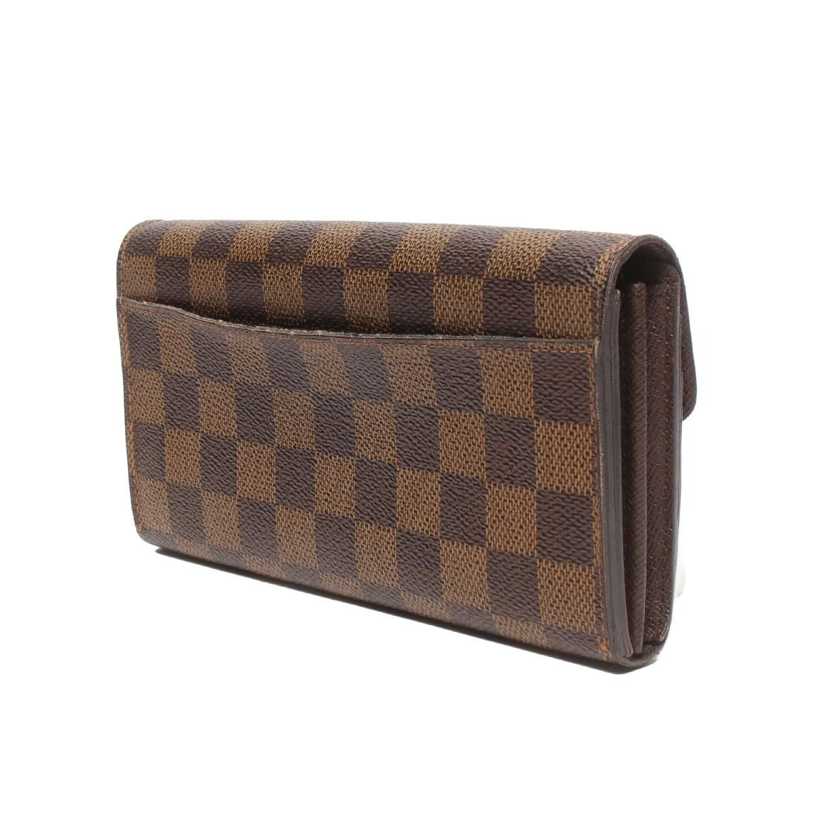 Louis Vuitton Wallet Portefeuille Sarah Damier Brown — view 3