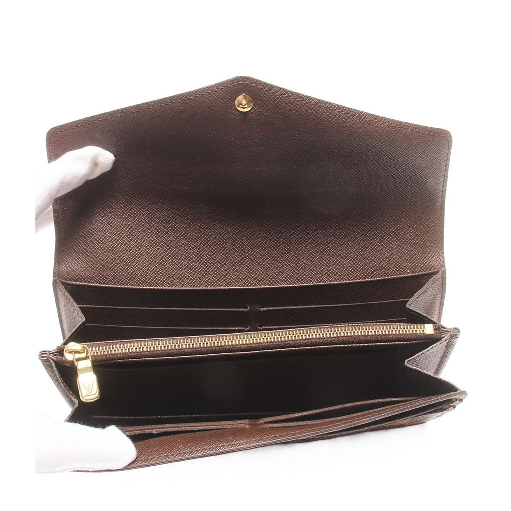 Louis Vuitton Wallet Portefeuille Sarah Damier Brown — view 5