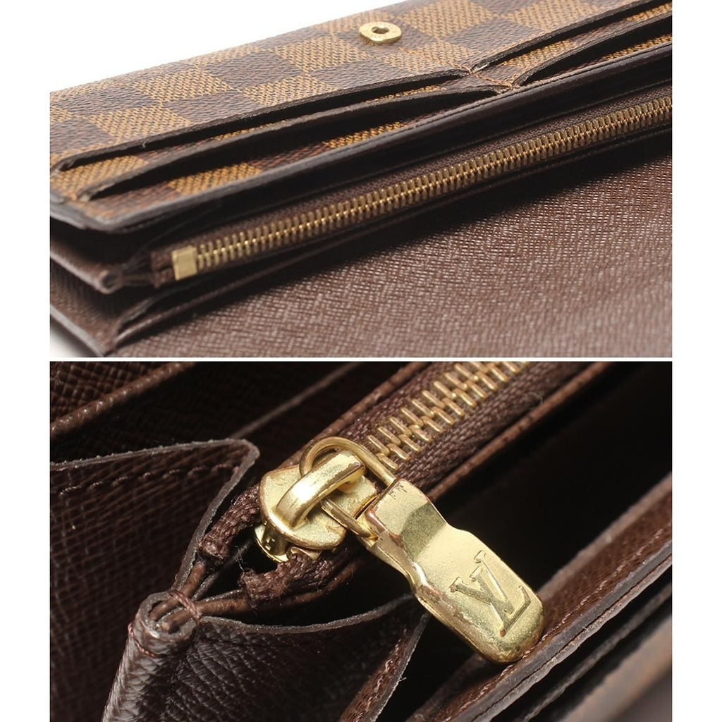 Louis Vuitton Wallet Portefeuille Sarah Damier Brown — view 8