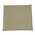 Hermes Bastia Beige Marfa Evercolor Silver Coin Case — view 3