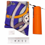 Hermes Maxi Twill Cavalcadour Silk Scarf Purple Multi — view 2