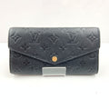 Louis Vuitton Empreinte Portefeuille Sarah Bifold Wallet Black