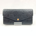 Louis Vuitton Empreinte Portefeuille Sarah Bifold Wallet Black