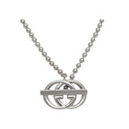 Gucci Ball Chain Necklace in Silver with Star Ring