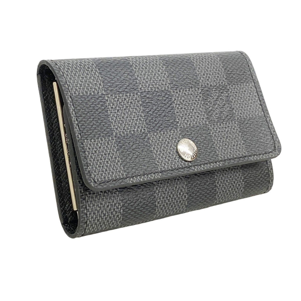 Louis Vuitton Key Case Damier Graphite Multicles 6 Black Gray Key Holder — view 2