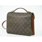 Louis Vuitton LV Monceau 26 Monogram 2-Way Shoulder Bag Brown — view 2