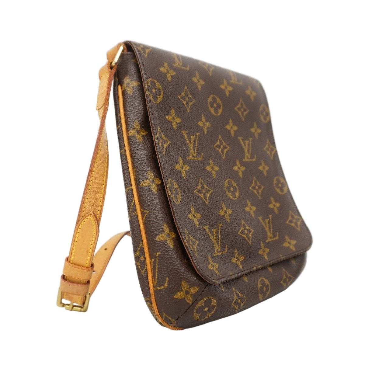 Louis Vuitton Shoulder Bag Monogram Musette Salsa Short Strap Brown — view 2