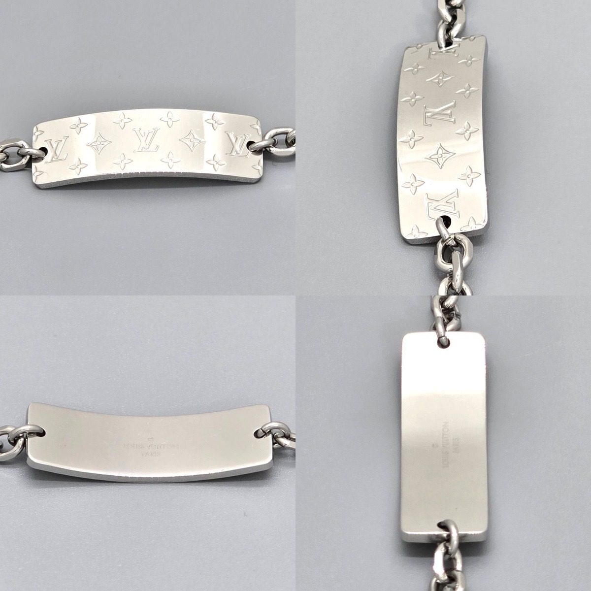 Louis Vuitton Bracelet Monogram Gold 18 23 cm Pattern — view 5