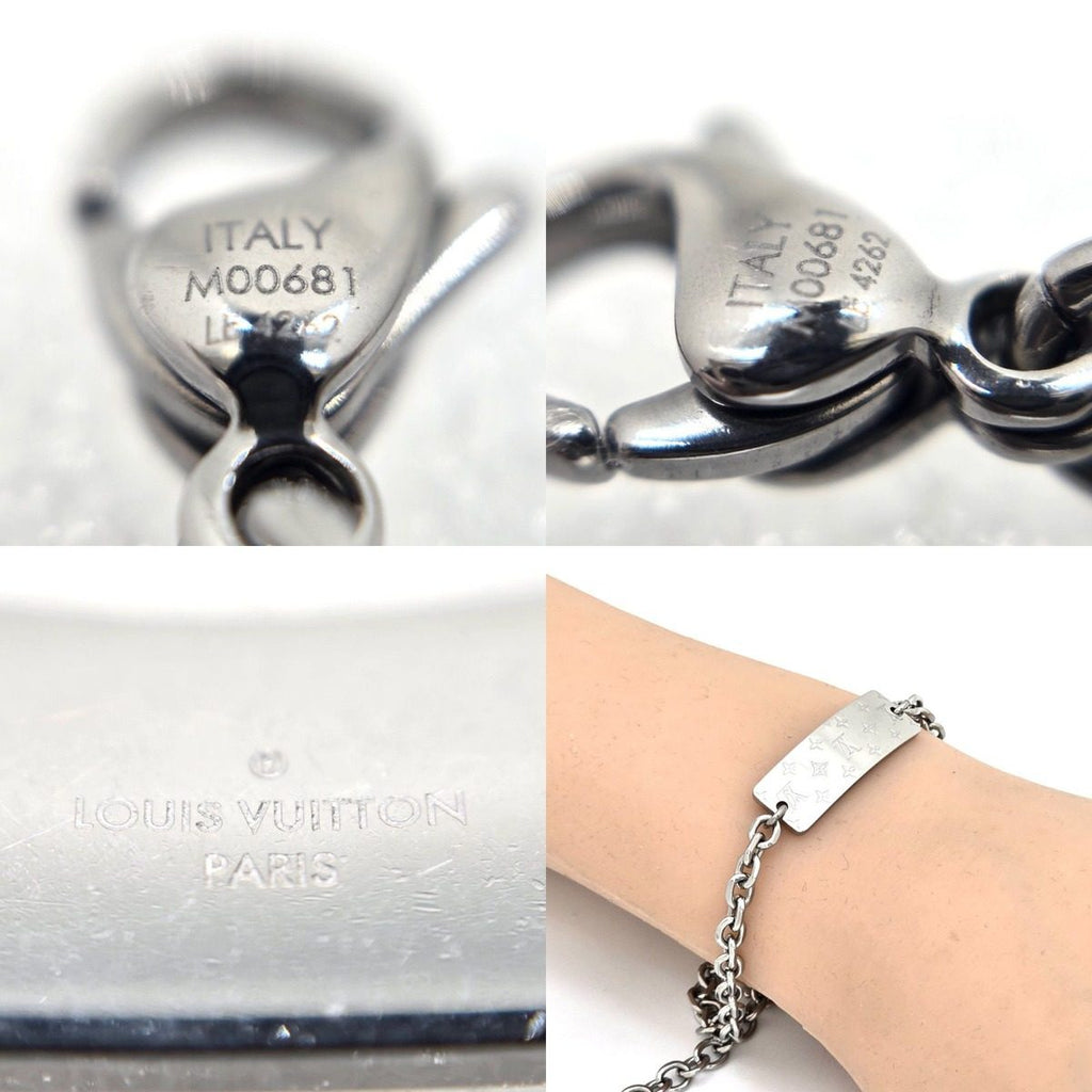 Louis Vuitton Bracelet Monogram Gold 18 23 cm Pattern — view 8