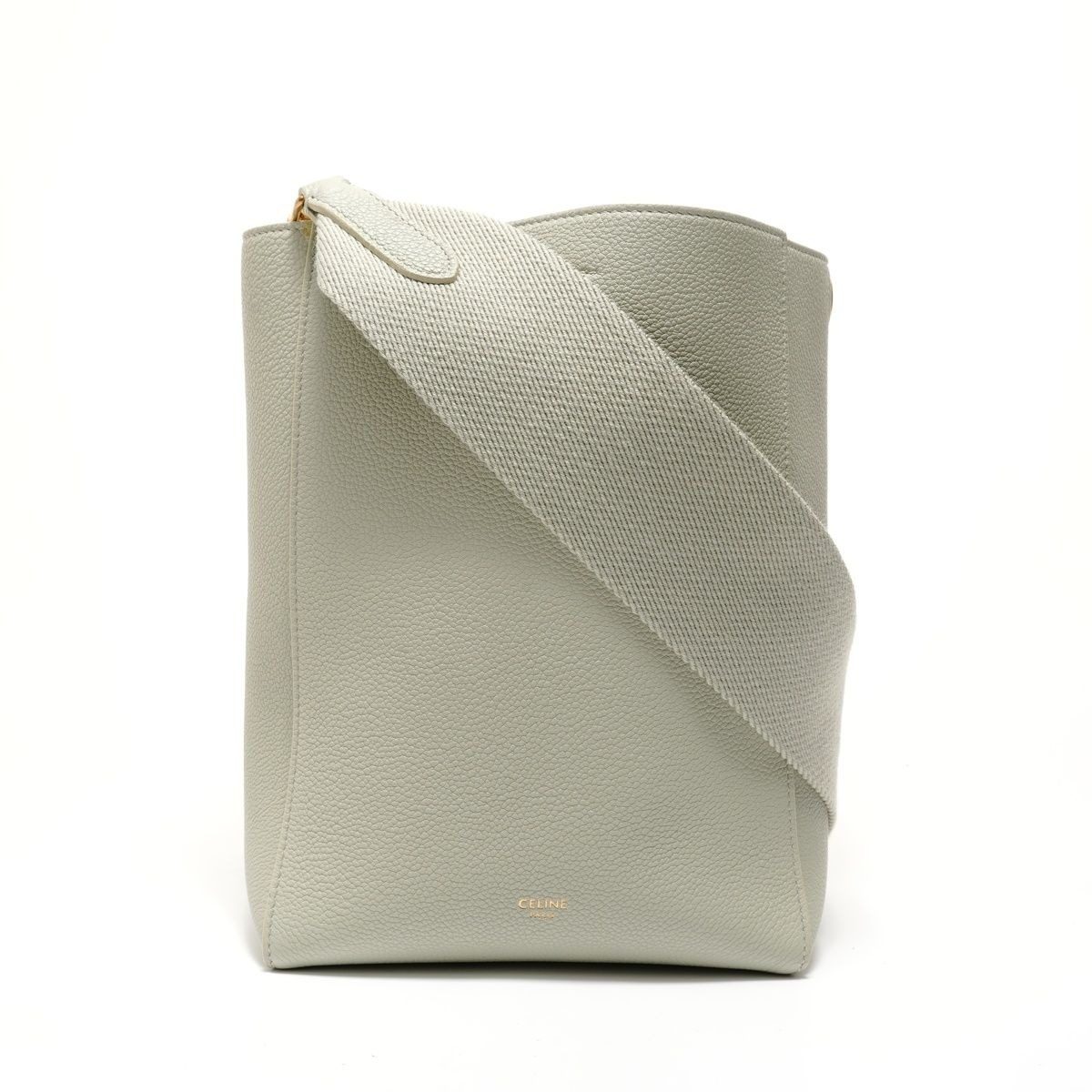Celine Shoulder Bag Sangles Bucket Leather