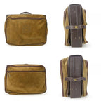 Loewe Business Bag Leather Brown Beige Gold Hardware Attache Case Hard