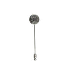 Hermes Series Metal Silver Pin Brooch