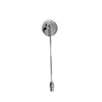 Hermes Series Metal Silver Pin Brooch — view 2