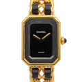Chanel Watch Premiere S Black Leather