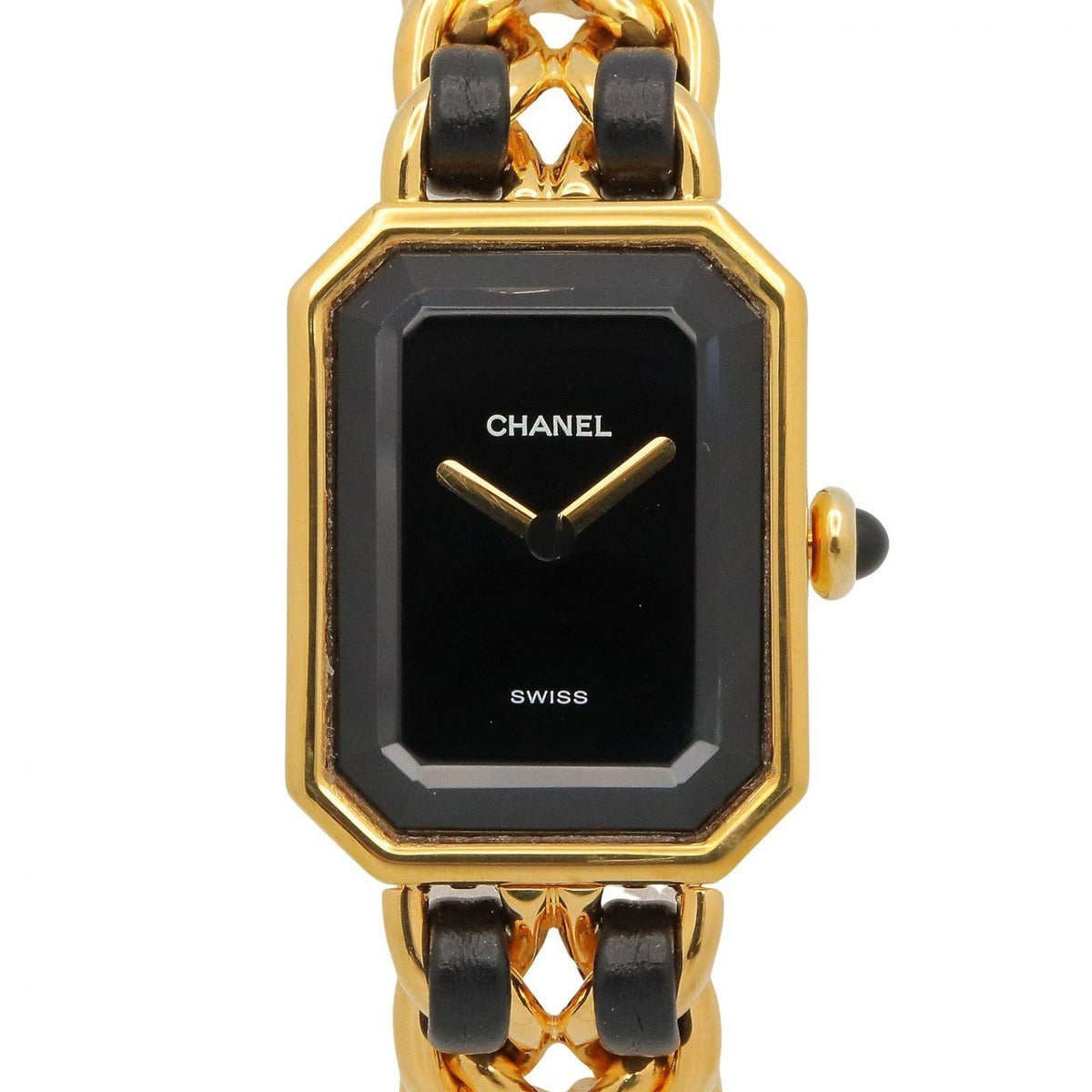 Chanel Watch Premiere S Black Leather