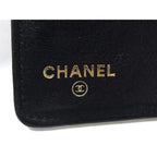 Chanel Wallet Sebulga Black Coco Mark Bifold Long — view 7