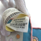 Hermes Carre 45 Electrique Silk Bleu Glacier Vieux Scarf — view 8