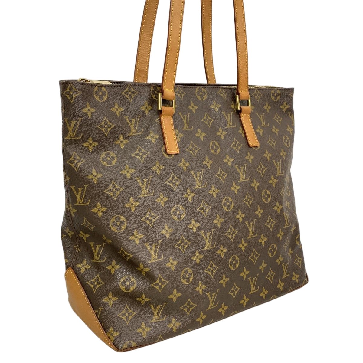Louis Vuitton Tote Monogram Cabas Mezzo Brown — view 2