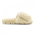 Prada Triangle Logo Shearling Slides 1 Xx662 Sandals