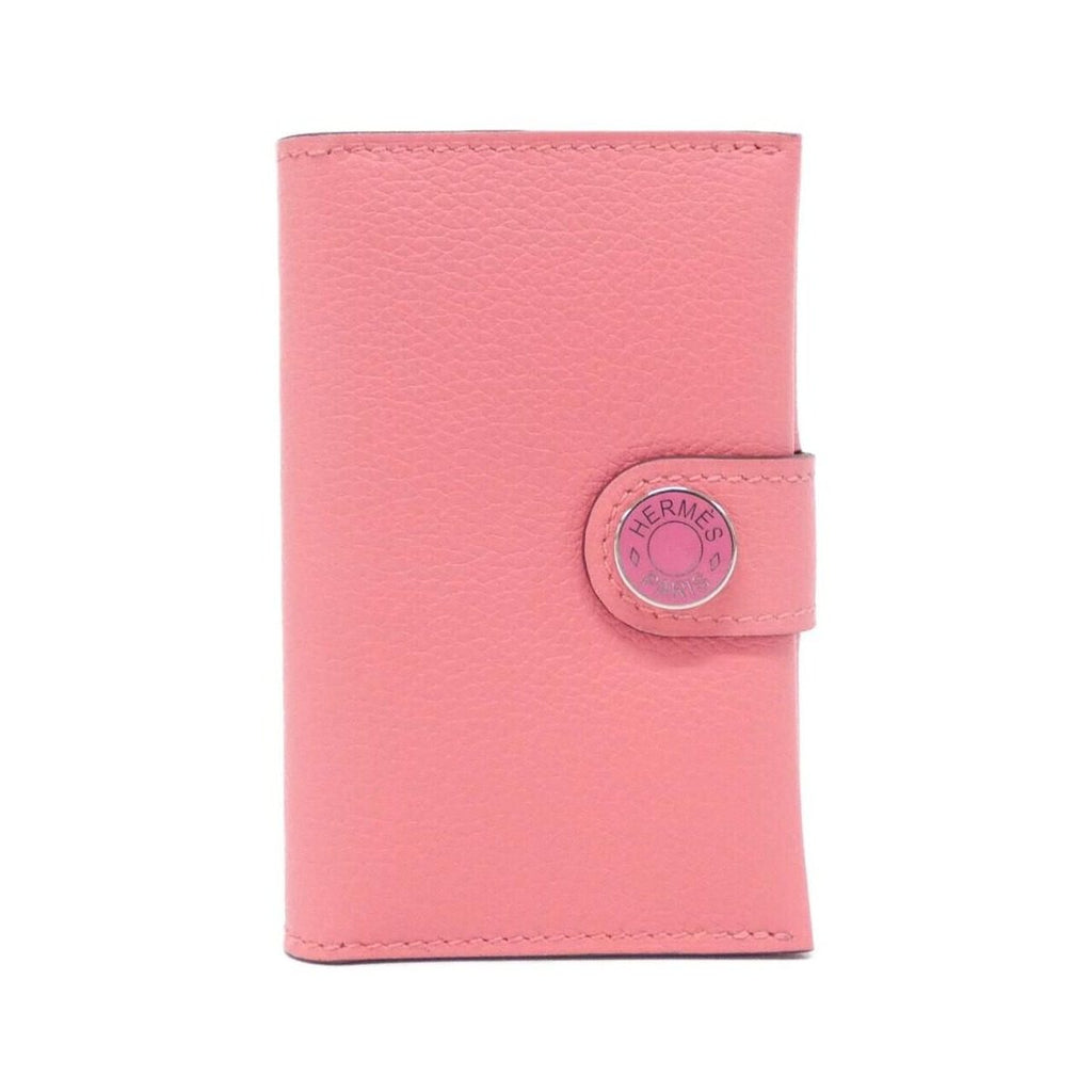 Hermes Card Case Card Holders Pink