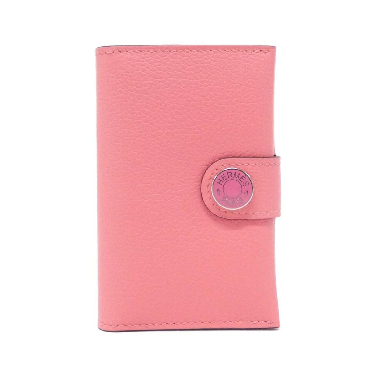 Hermes Card Case Card Holders Pink