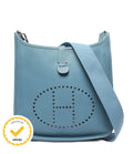 Hermes Shoulder Bag Crossbody Silver Evelyne 2 PM