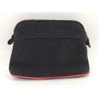 Hermes Bolide Pouch 20 Handbag Wool Black — view 2