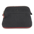 Hermes Bolide Pouch 20 Handbag Wool Black