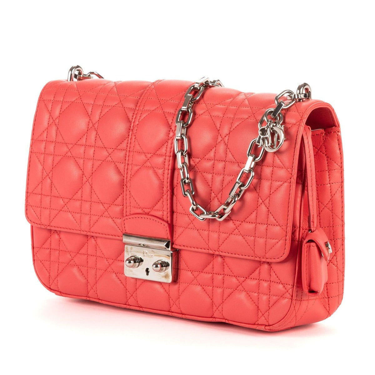 Dior Miss Light Pink Cannage Quilt Shoulder Bag — view 2