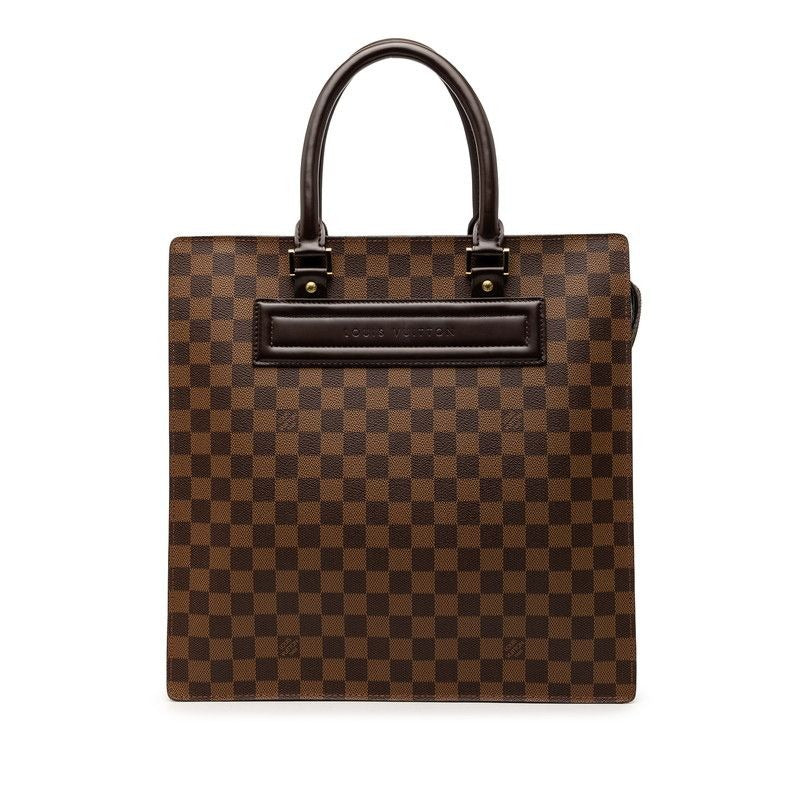Louis Vuitton Damier Venice GM Tote Brown Leather