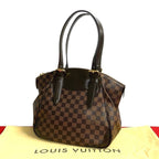 Louis Vuitton Verona MM Damier Leather Handbag Mini Tote Bag — view 2