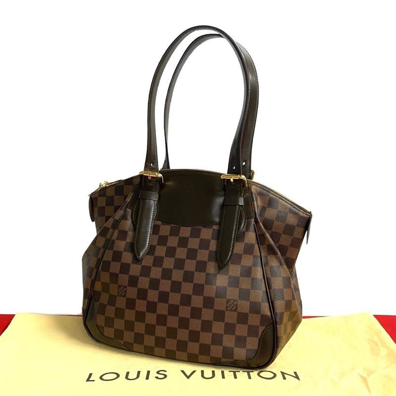 Louis Vuitton Verona MM Damier Leather Handbag Mini Tote Bag