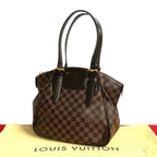 Louis Vuitton Verona MM Damier Leather Handbag Mini Tote Bag
