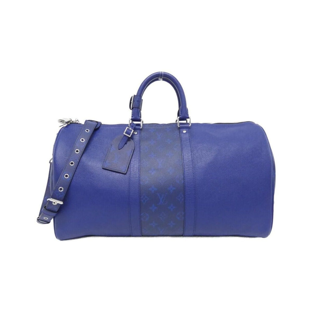 Louis Vuitton Taiga Llama Keepall Bandouliere 50 cm Boston Bag