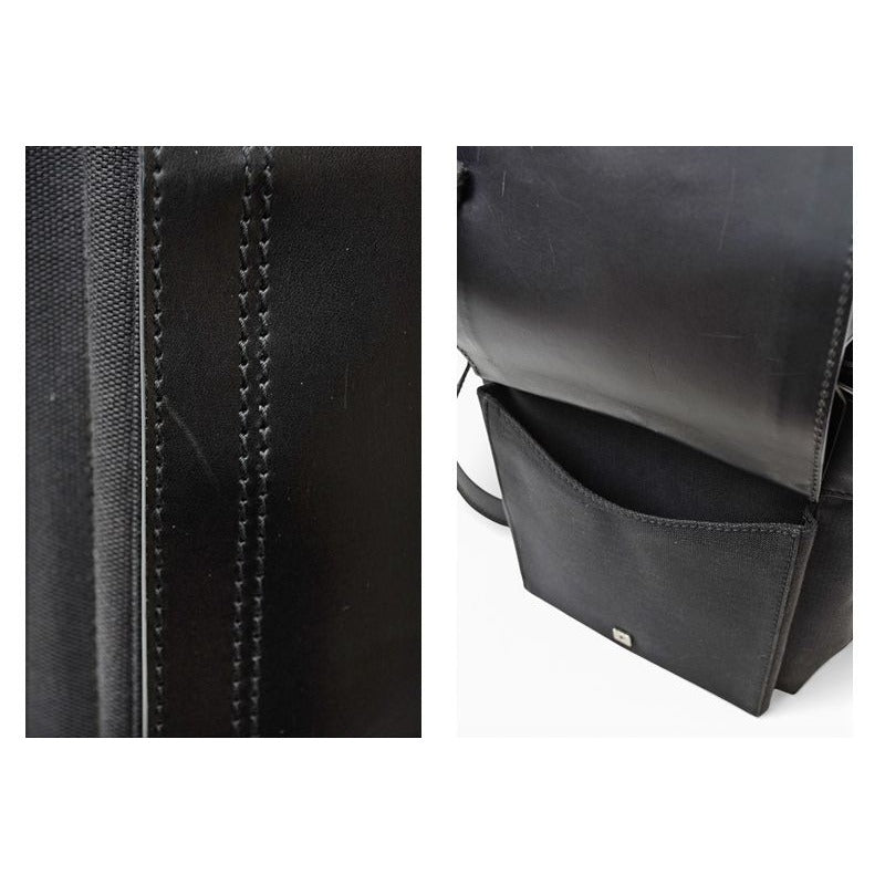 Gucci Shoulder Bag Vintage Crossbody Leather Black — view 3