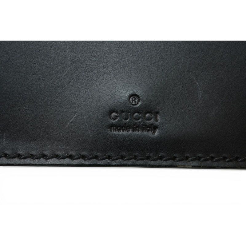 Gucci Shoulder Bag Vintage Crossbody Leather Black — view 5