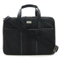 Gucci Logo Plate Business Bag Briefcase Document Purse 2-Way Shoulder Nylon