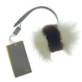 Fendi Fa Charm Brown White