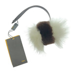Fendi Fa Charm Brown White
