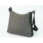 Dior Trotter Shoulder Bag Pochette Canvas Gray Black — view 2