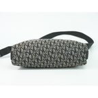 Dior Trotter Shoulder Bag Pochette Canvas Gray Black — view 3