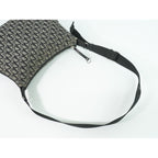 Dior Trotter Shoulder Bag Pochette Canvas Gray Black — view 4