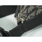 Dior Trotter Shoulder Bag Pochette Canvas Gray Black — view 7