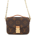Louis Vuitton Chain Shoulder Bag Monogram Micro Metis 2-Way Pouch
