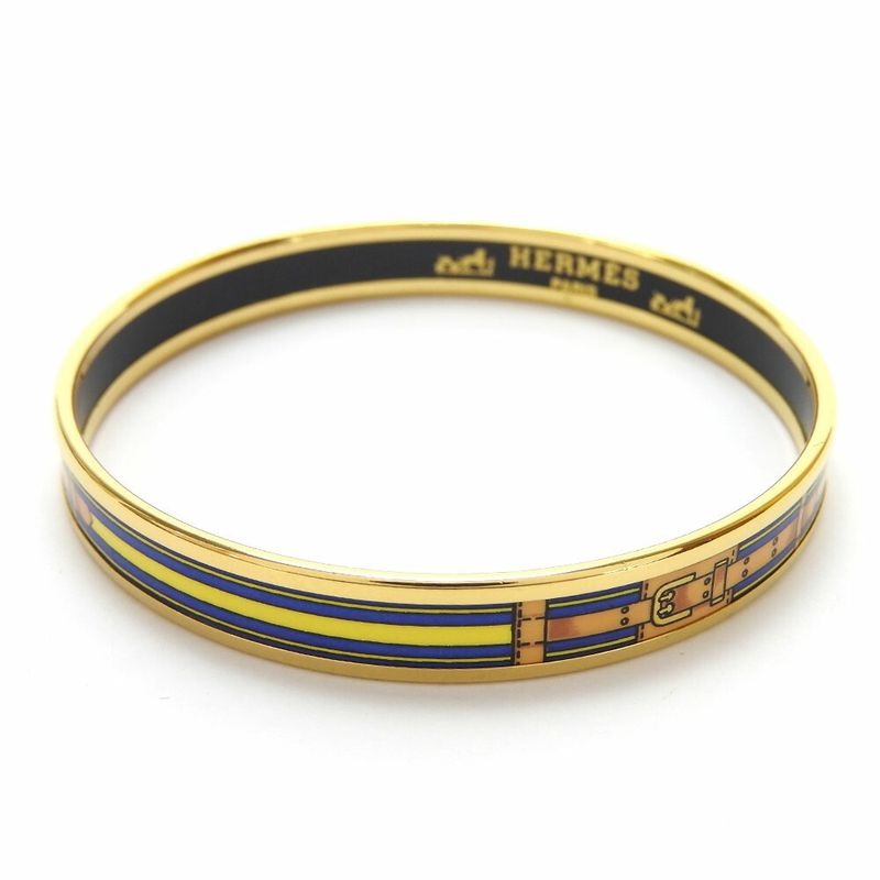 Hermes Bangle Bracelet Emile Accessories Small Belt Pattern — view 2