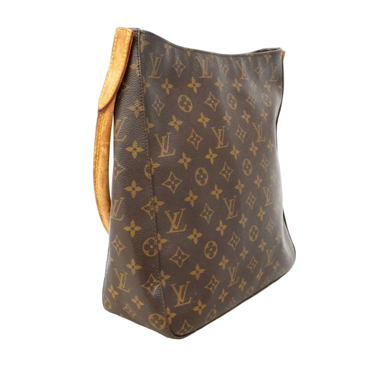 Louis Vuitton Shoulder Bag Monogram Looping GM Brown — view 2