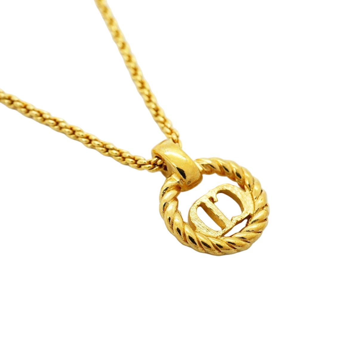 Dior Necklace CD Logo Gold Plated — view 2