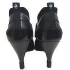 Hermes Dabi Spicy Short Boots Heels 38 Black Lady's Shoes — view 7